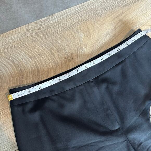 Lafayette 148 Women's Menswear Virgin Wool Stretch Trouser Pant Black 6 - Picture 9 of 11